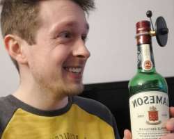Call Me Kevin consuming alcohol
